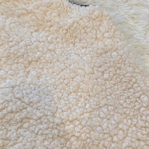 Original Weatherproof Vintage White Teddy Sherpa Fuzzy Zip Up Vest - Picture 3 of 8